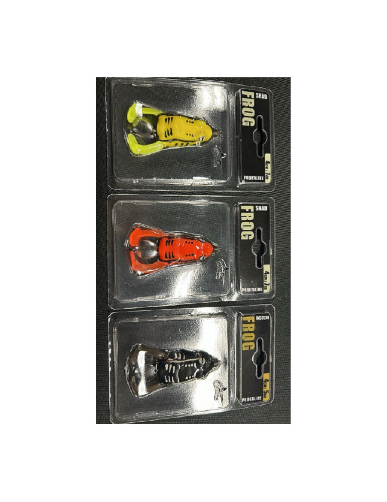 JIG POWER Frog shad 4cm yellow