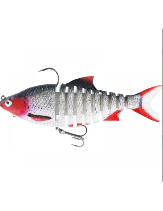 Leurre WESTIN Ricky the roach multi jointed 14cm redlight roach