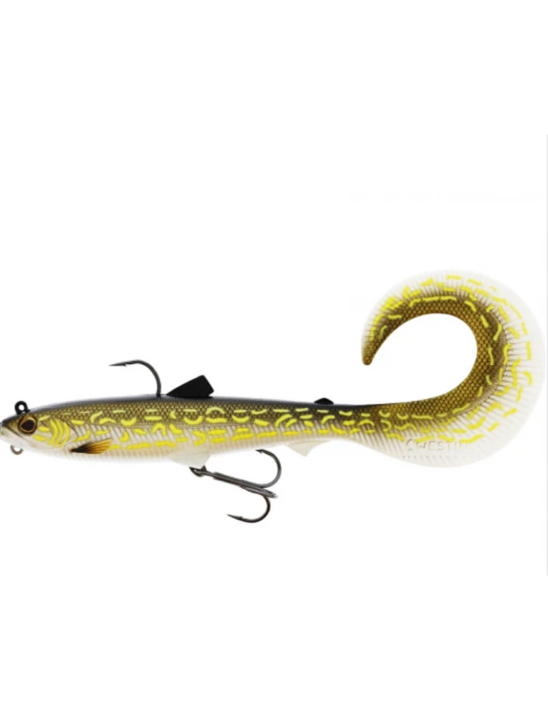 Leurre WESTIN bullteez curltail 21cm natural pike