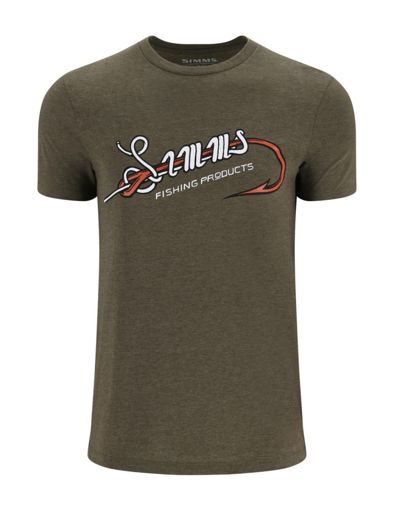 T-Shirt SIMMS Hook & Loop Military Heather L