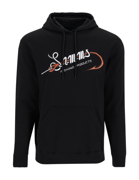SIMMS Hook and Loop Hoody Black XL