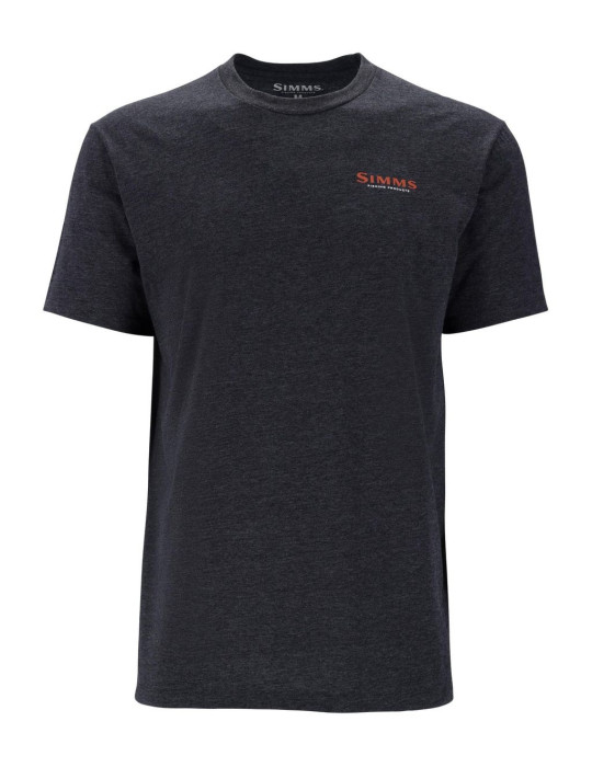 T-Shirt SIMMS Let It Fly Charcoal Heather M