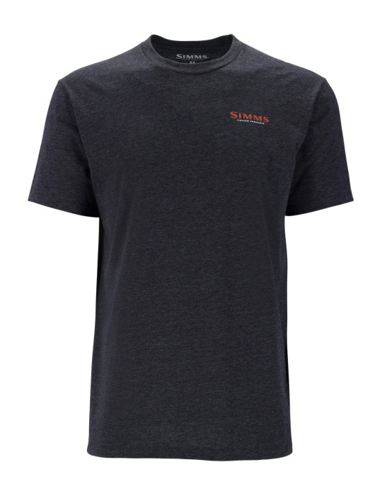 T-Shirt SIMMS Let It Fly Charcoal Heather L