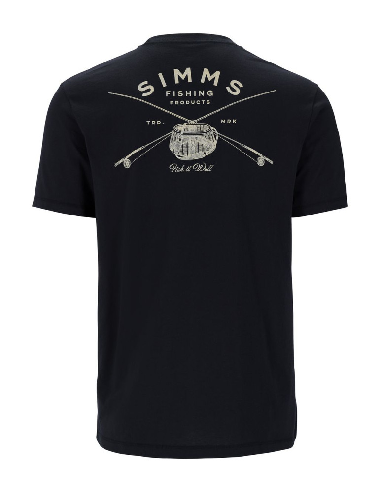SIMMS Classic Tackle T-Shirt Black S