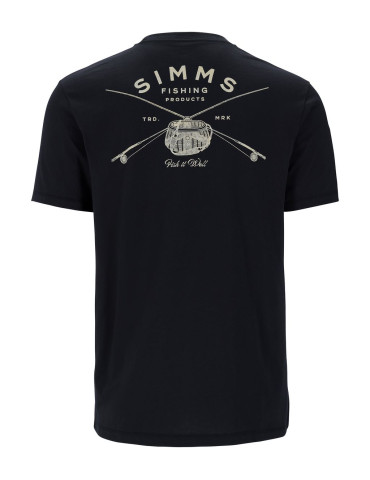 SIMMS Classic Tackle T-Shirt Black XL 2