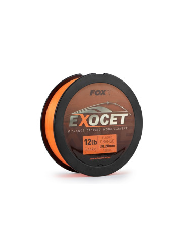 Nylon FOX Exocet Fluoro Orange Mono 0.33mm 16lb 1000M