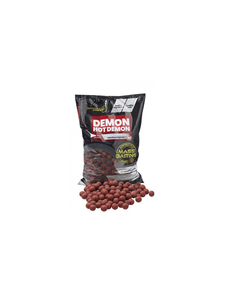 Bouillettes STARBAITS mass baiting Hot Demon 3kg 14mm