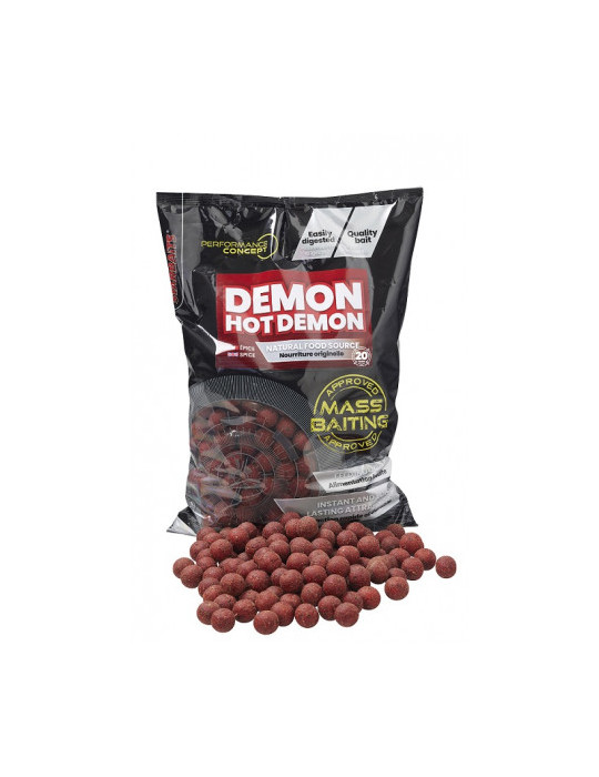 Bouillettes STARBAITS mass baiting Hot Demon 3kg 14mm