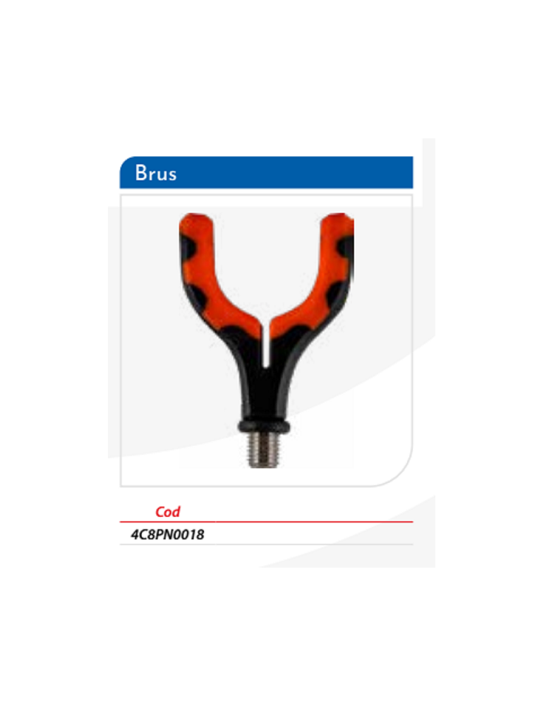 Support canne arrière MILO brus