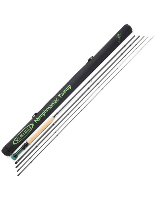 Rod VISION Nymphmaniac Twintip 10'3 Soie de 4