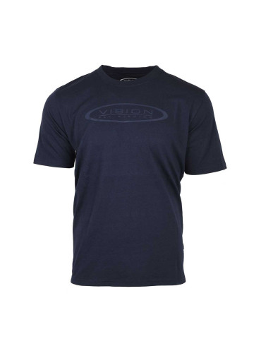 T-SHIRT VISION Logo Bleu Navy Taille M