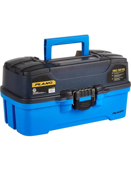 PLANO 3 tray smoke blue box