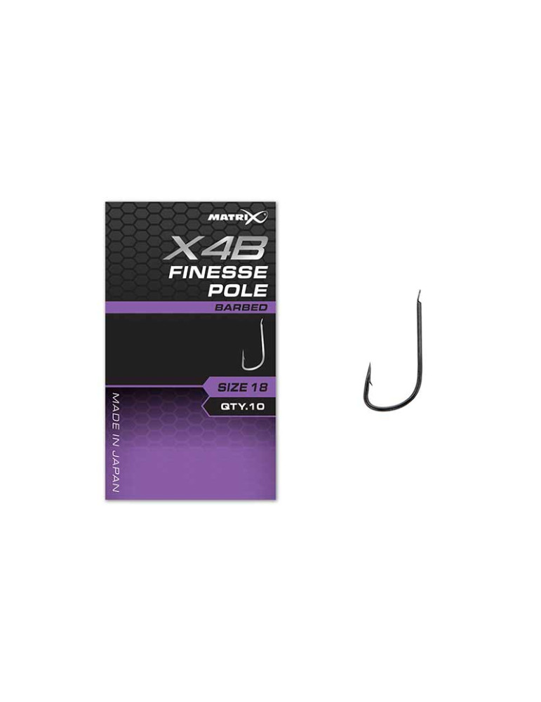 Hameçons MATRIX X4B finesse pole- n°14