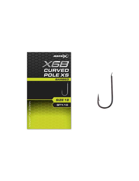 Hooks MATRIX X6B curved pole xs- n°14
