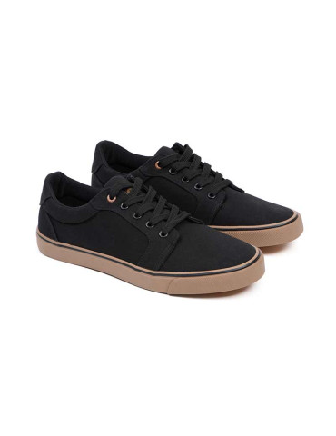FOX black canvas shoe- 42