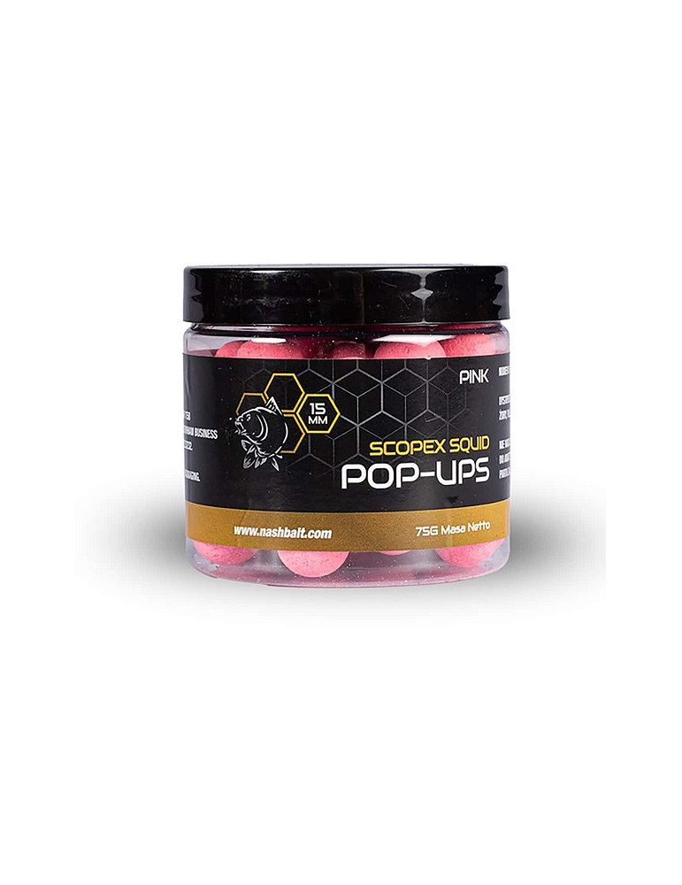 Pop-ups NASH scopex squid pink 15mm