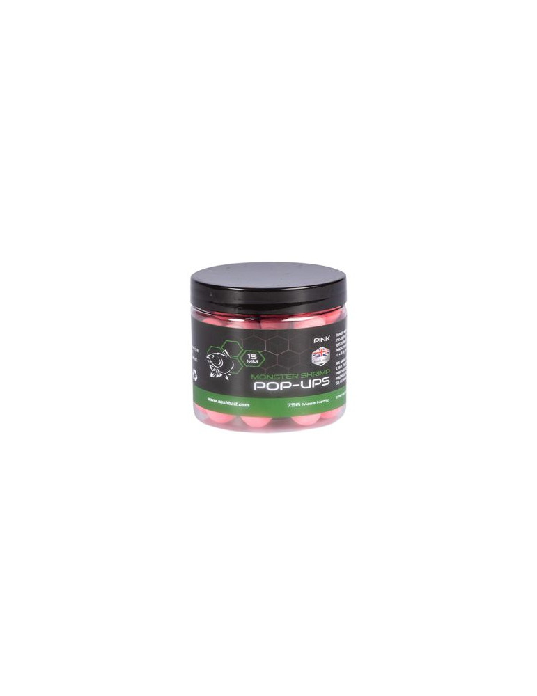 Pop-ups NASH monster shrimp pink 12mm