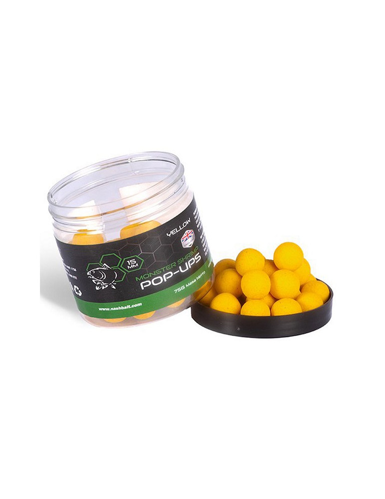 Pop-ups NASH monster shrimp yellow 12mm