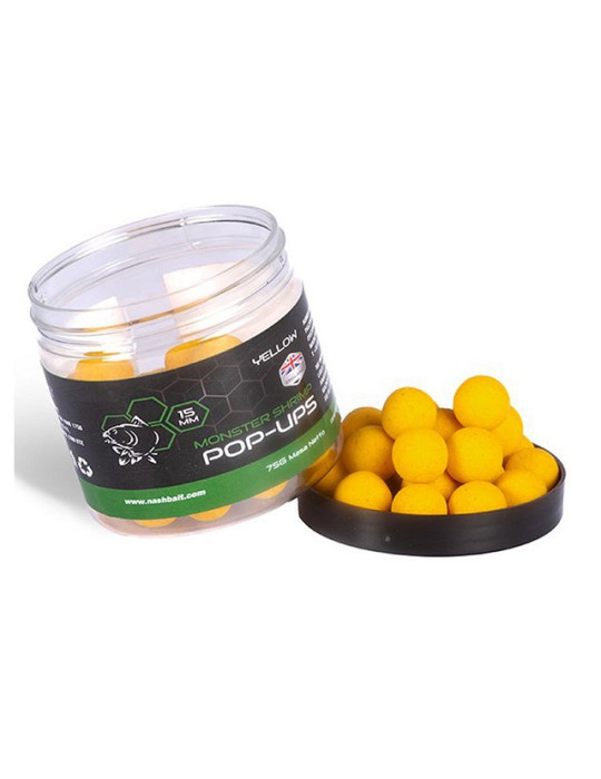 Pop-ups NASH monster shrimp yellow 12mm