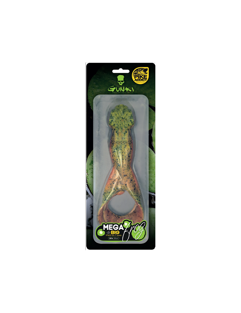 Leurre GUNKI mega frog 230 gold ayu