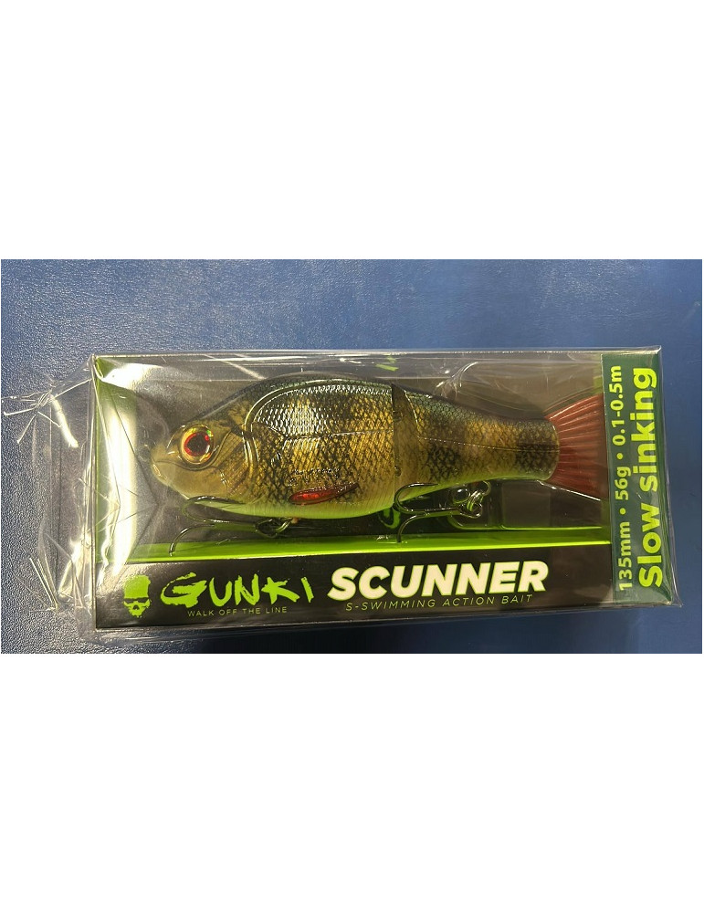 GUNKI Scunner 135mm s twin natural skin perch