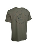 T-shirt NASH carp logo green- L
