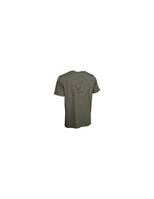 T-shirt NASH carp logo green- XXL