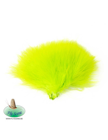 Plumes de Marabout FLY SCENE Strung Fluo Chartreuse