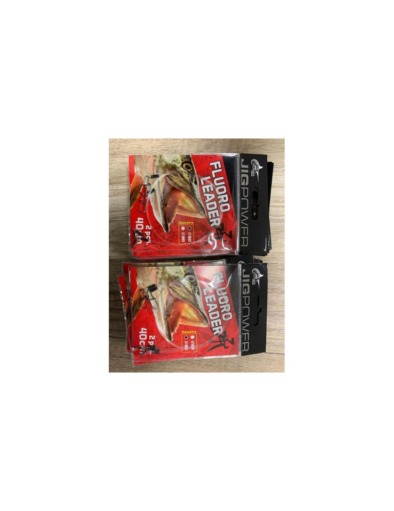 Fluorocarbon leader JIG POWER 0.90mm 40cm (2 pièces)