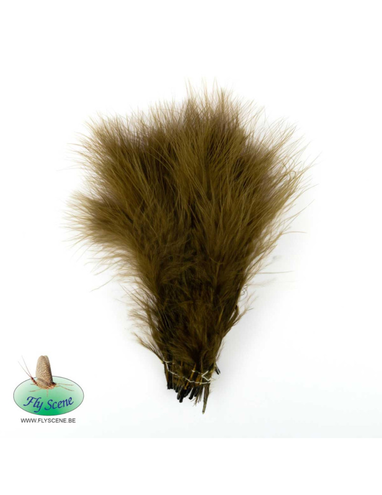 FLY SCENE Marabou 12 loose feathers Sculpin Olive