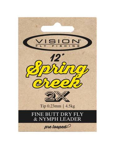 Bas de ligne truite VISION 4X 12ft/365cm 5.7lb/26kg