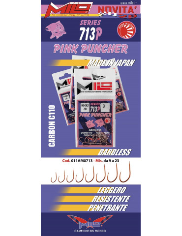 Hameçons MILO pink puncher 713- n°11