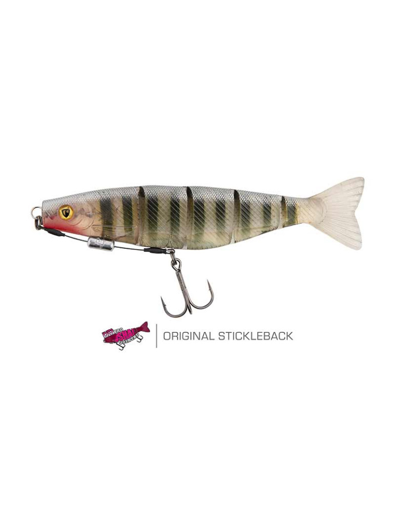 Leurre FOX RAGE uv pro shad jointed 14cm 31gr stickleback