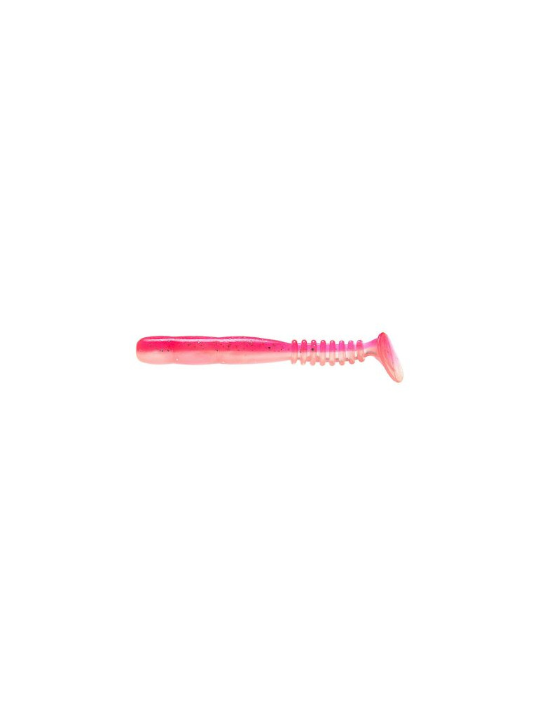Leurre REINS Fat Rockvibe shad 4inch  clear pink