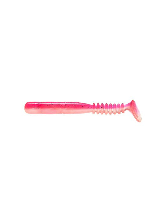 Leurre REINS Fat Rockvibe shad 4inch  clear pink