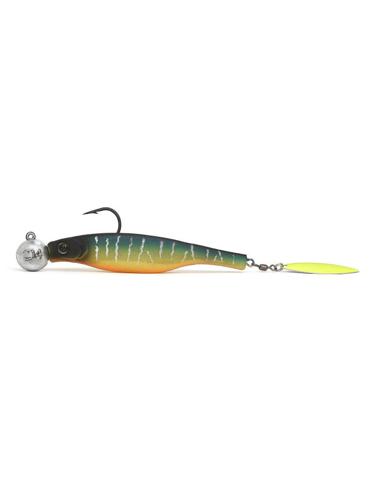Dartspin 3’5 Round jighead 9cm 10gr H 2 Mat tiger Chartreuse