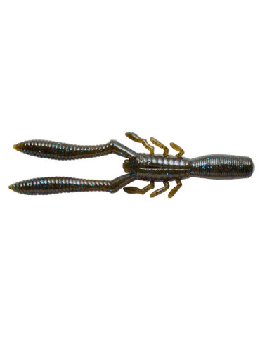 MEGABASS Bottle shrimp 2.4inch Green Pumpkin Blue