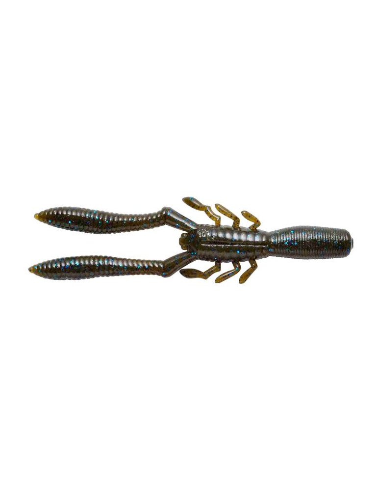 MEGABASS Bottle shrimp 2.4inch Green Pumpkin Blue