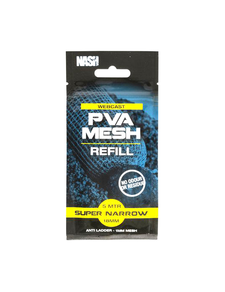 NASH pva mesh super narrow 18mm- 5mt