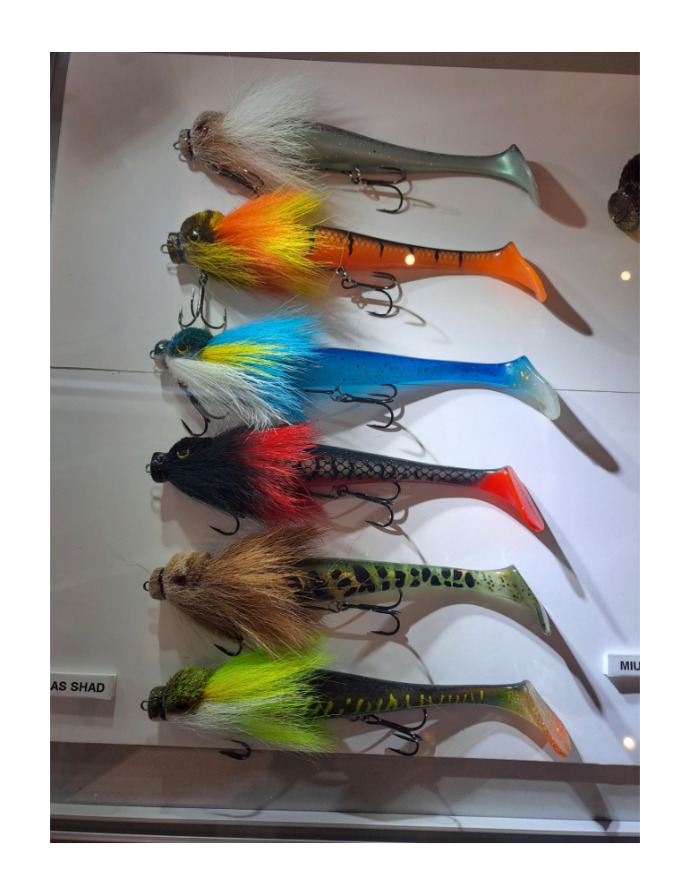 Leurre CWC Miuras mouse JR paddle 24cm firebird