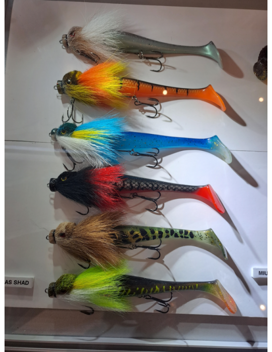 Leurre CWC Miuras mouse JR paddle 24cm firebird