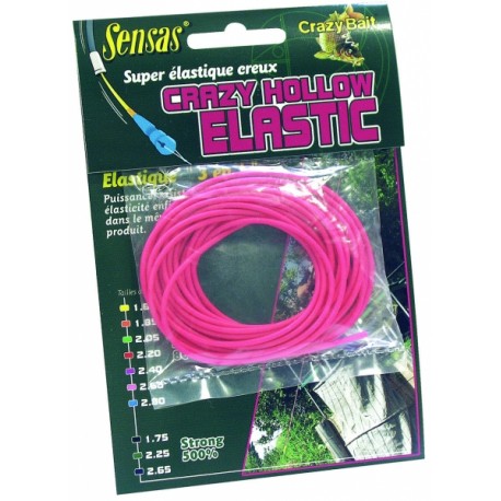 Elastic SENSAS Crazy hollow soft 800% 5m Blue 2.8mm