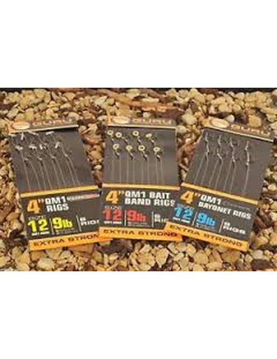 Bas de ligne GURU QM1 Bayonet rigs - 0.19 mm - 10 cm - N°14
