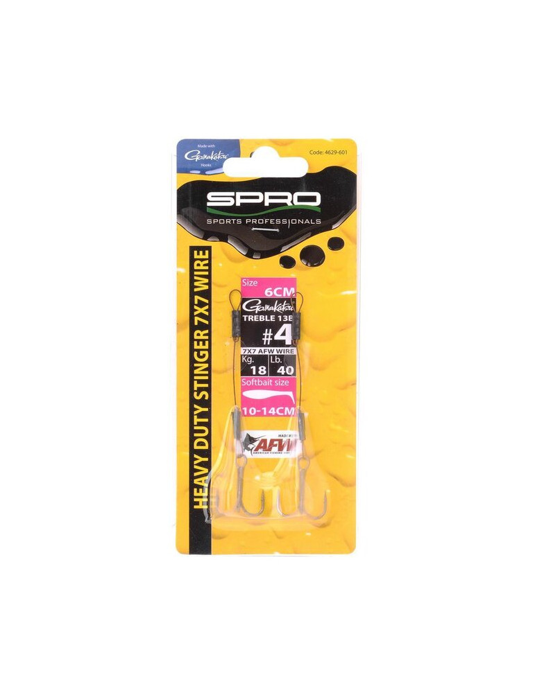 Stinger SPRO heavy duty 7*7 wire 8cm 40lb -1
