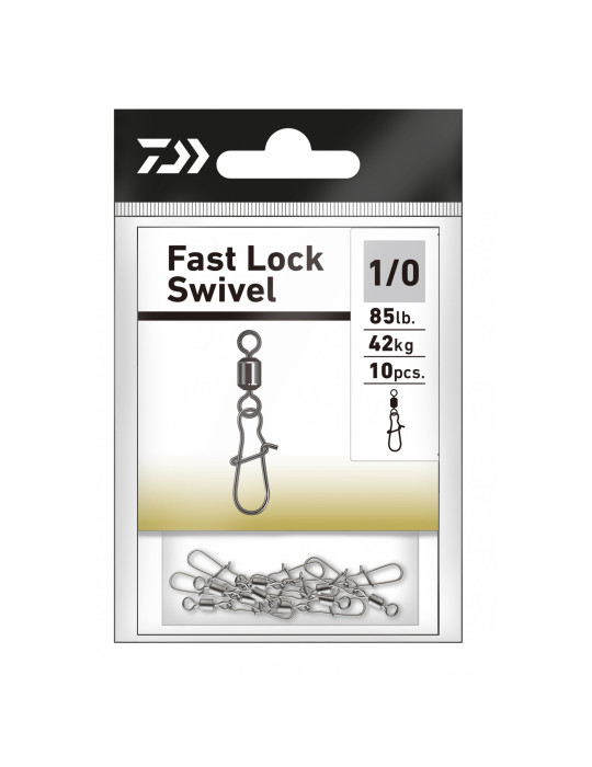 Emerillon Daiwa Fast Lock Swivel n°10 7kg