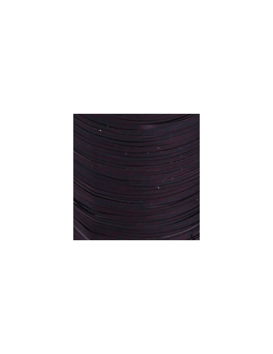 Flat Tinsel TEXTREME Noir Small 30Mt