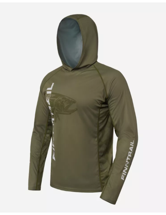 T-shirt manche longue FINNTRAIL longsleveeve wave 6609 khaki- L