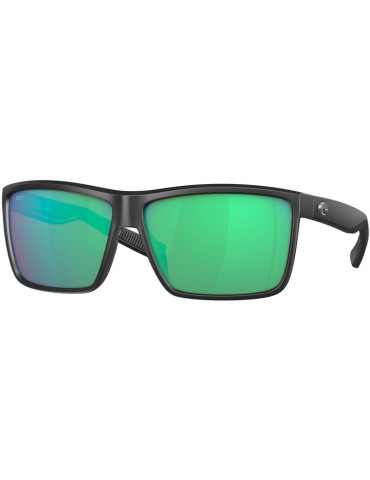 Lunettes COSTA Trades Matte Black 580G Green Mirror