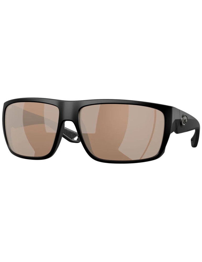 Lunettes COSTA Fly Line Matte Black 580G Copper silver Mirror
