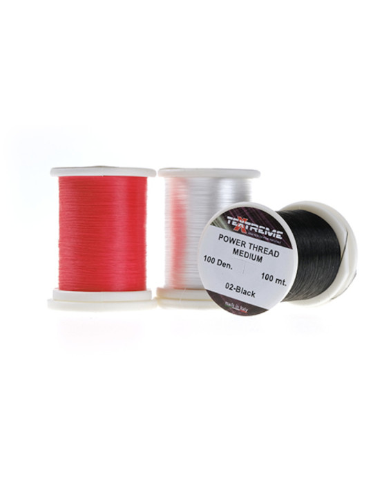 Power Thread TEXTREME Medium Noir 100 Denier 100Mt